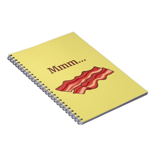 Bacon Funny Notizblock (Rechte Seite)