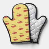 Bacon Funny Ofenhandschuh (Vorderseite/Rückseite)