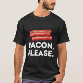 Bacon Funny Pig Schweinefleisch - Streifen Bacon H T-Shirt (Vorderseite)