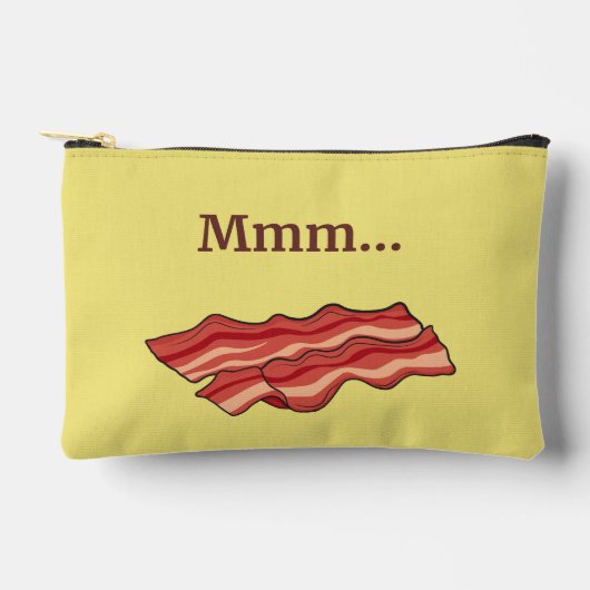 Bacon Funny Zubehörtasche (Vorderseite)