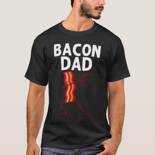 Bacon für Pancetta Bacon Strips Vater Männer T-Shirt (Vorderseite)