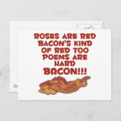 Bacon Geem Postkarte (Vorne/Hinten)