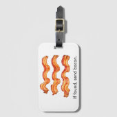 Bacon Gepäckanhänger (Vorderseite Vertikal)