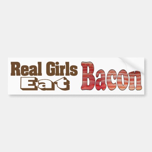 Bacon Girls Autoaufkleber (Vorne)