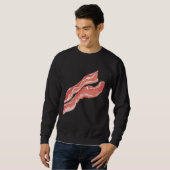 Bacon Halloween Breakfast Matching Couples Costume Sweatshirt (Vorne ganz)