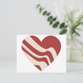 Bacon Heart Postkarte (Stehend Vorderseite)