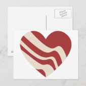 Bacon Heart Postkarte (Vorne/Hinten)