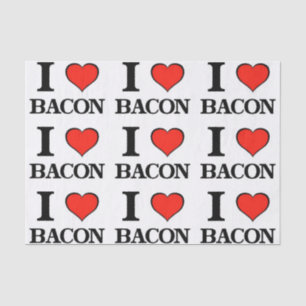Bacon Heart Seidenpapier