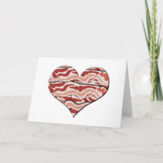Bacon Hearted Karte