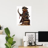 Bacon Ho! Kapitän Snüffbart kehrt zurück Poster (Heimbüro)