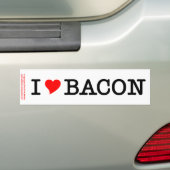 Bacon I Liebe Autoaufkleber (Auf Auto)