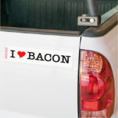 Bacon I Liebe Autoaufkleber (Auf Lkw)