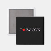 Bacon I Liebe Magnet (Vorderseite/Rückseite)