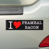 Bacon I Liebe Peameal Autoaufkleber (Auf Auto)