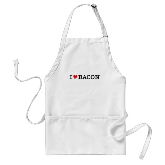 Bacon I Liebe Schürze (Vorne)