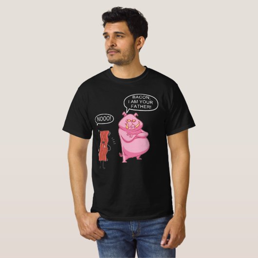 Bacon Ich bin dein Vater T-Shirt (Vorne ganz)