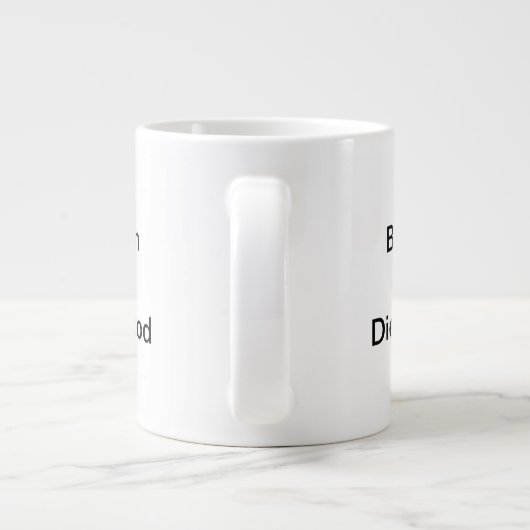 Bacon IS Diet Food Tasse (20oz) (Rückseite)