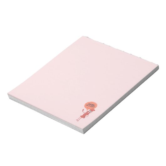 Bacon ist diätetisch notizblock (Rotiert)