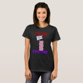 Bacon ist Fleisch Candy Zitat sarkastisch T-Shirt (Vorne ganz)