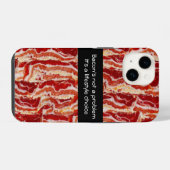 Bacon ist kein Problem iPhone Hülle (Rückseite (Horizontal))