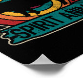 Bacon ist mein Geist Tier Bacon Lover Grillen Poster (Ecke)