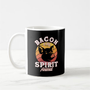 Bacon ist mein Geist Tier Funny Bacon Lover Kaffeetasse