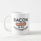 Bacon ist meine Motivation Kaffeetasse (Links)