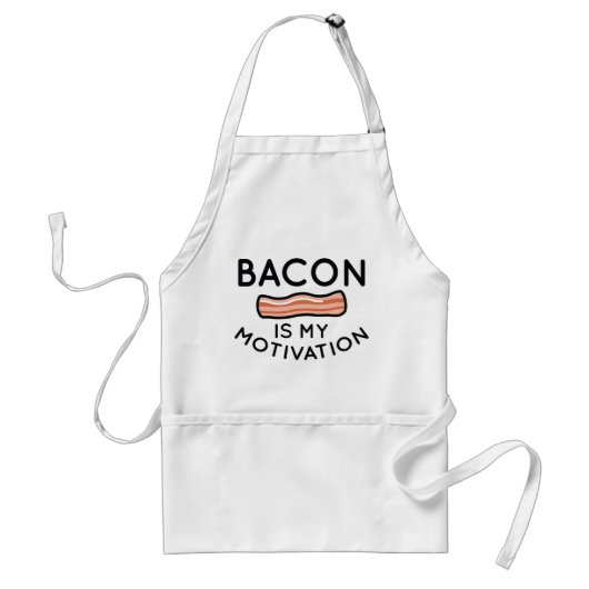 Bacon ist meine Motivation Schürze (Vorne)