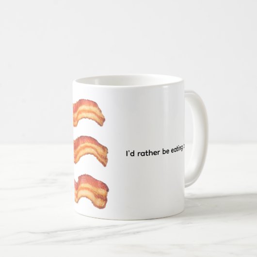 Bacon Kaffeetasse (VorderseiteRechts)