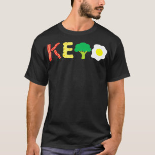 Bacon Käse Broccoli Ei Keto Diät Ketosis T-Shirt