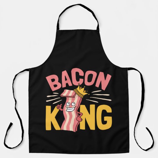 Bacon King Liebhaber Männer Schürze (Vorderseite)