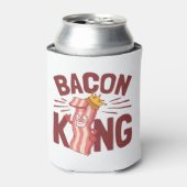Bacon King Meat Lover Geschenke für Men Boy Dosenkühler (Kanne Vorderseite)