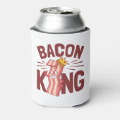 Bacon King Meat Lover Geschenke für Men Boy Dosenkühler (Kanne Rückseite)