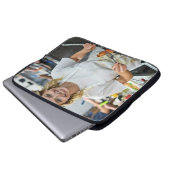 Bacon-Kochfoto anpassen Laptopschutzhülle (Vorne Knopf)