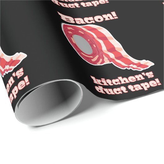 Bacon... Küchenschnecke! Geschenkpapier (Rolleneckpunkt)