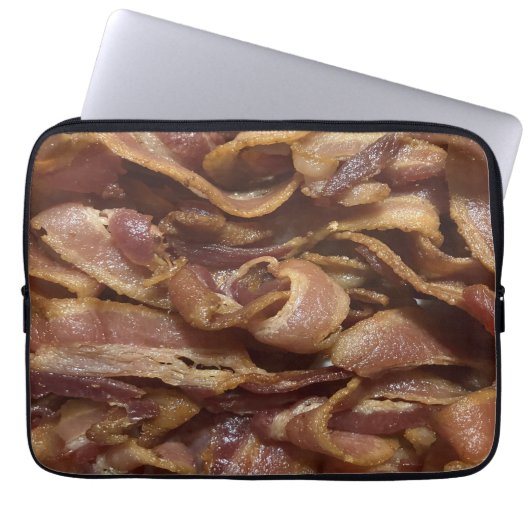 Bacon Laptopschutzhülle (Vorderseite)