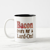 Bacon Lard Zweifarbige Tasse (Links)