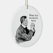 Bacon Lasse Keramik Ornament (Rechts)