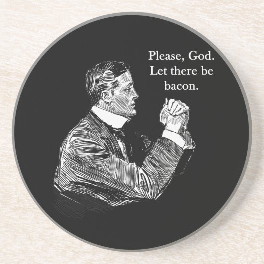 Bacon Lasse Untersetzer (Vorne)