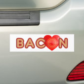 Bacon LIEBE Autoaufkleber (Auf Auto)