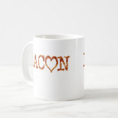 Bacon LIEBE Kaffeetasse (Vorderseite Links)
