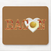 Bacon LIEBE Mousepad (Vorne)