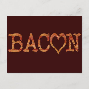 Bacon LIEBE Postkarte