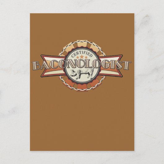 Bacon-LIEBE Postkarte (Vorderseite)