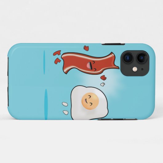 Bacon Lieben Eier Case-Mate iPhone Hülle (Rückseite (Horizontal))