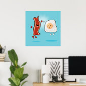 Bacon Lieben Eier Poster (Heimbüro)