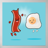 Bacon Lieben Eier Poster (Vorne)