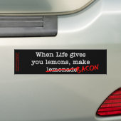Bacon Life gibt dir Autoaufkleber (Auf Auto)
