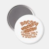 Bacon Lifestyle Magnet (Vorderseite/Rückseite)