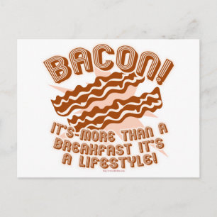 Bacon Lifestyle Postkarte